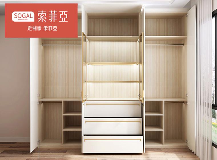 全屋定制整體衣帽間簡約現(xiàn)代輕奢風(fēng)開放式臥室衣柜一體定制