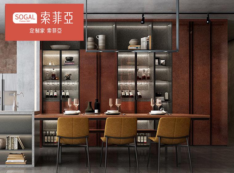 索菲亞衣柜家居全屋整體定制推拉門衣柜現(xiàn)代工業(yè)風(fēng)衣帽間